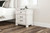 Jennily - Whitewash - 8 Pc. - Dresser, Mirror, Chest, King Panel Bed, 2 Nightstands