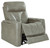 Benndale - Gray - Pwr Recliner/Adj Headrest