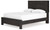 Toretto - Charcoal - Queen Panel Bookcase Bed