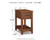 Breegin Chairside End Table (T007-319)