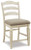 Realyn Counter Height Bar Stool (D743-124)