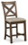 Moriville Counter Height Dining Table with 4 Barstools and Bench (D631D3)