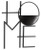 Dunster Wall Planter On Stand (A8010368)