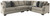 Bovarian 3-Piece Sectional with Ottoman (56103U2)