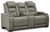 The Man-Den Power Reclining Sofa and Loveseat with Power Recliner (U85305U2)