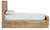 Hyanna Twin Panel Bed with 2 Side Storage (B1050B28)