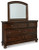 Porter Queen Sleigh Storage Bed, Dresser, Mirror and Nightstand (B697B24)