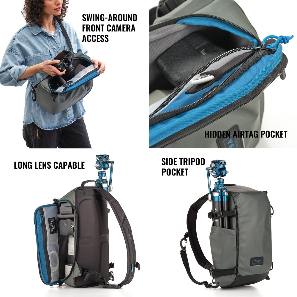 Tenba Solstice v2 12L Sling Bag - Grau