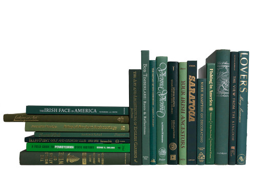 Vintage Boxwood Oversized Books By The Foot