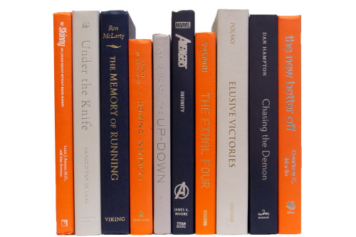 Orange, Silver, Navy Team Colors Bundle