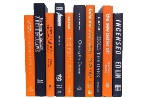 Orange and Navy Team Colors Bundle