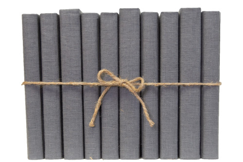 Slate Linen Wrapped Book Bundle