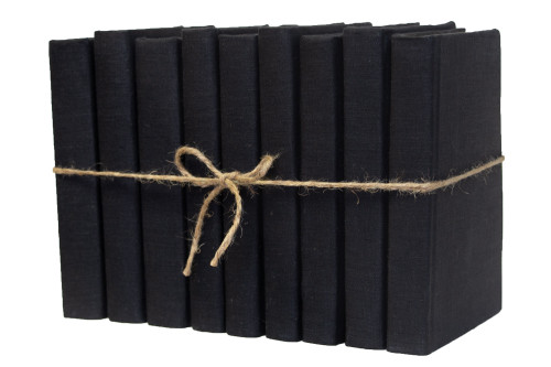Onyx Linen Wrapped Book Bundle
