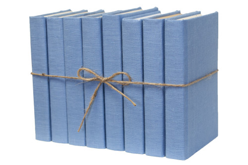 Sky Linen Wrapped Book Bundle