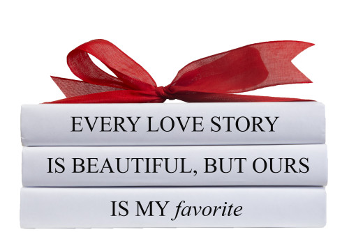 Love Story Quote Book Stack, S/3 Love Story Quote Book Stack, S/3
