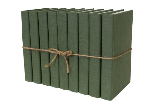 Fir Linen Wrapped Book Bundle
