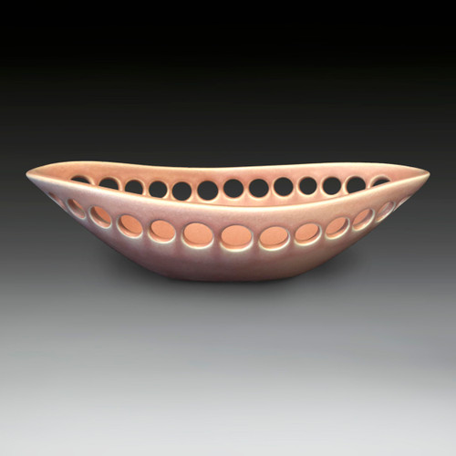 Oblong Bowl - Rhubarb