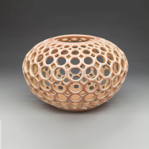 Lace Orb Vessel - Blush