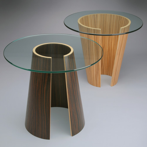 Catalan Table in Zebrawood