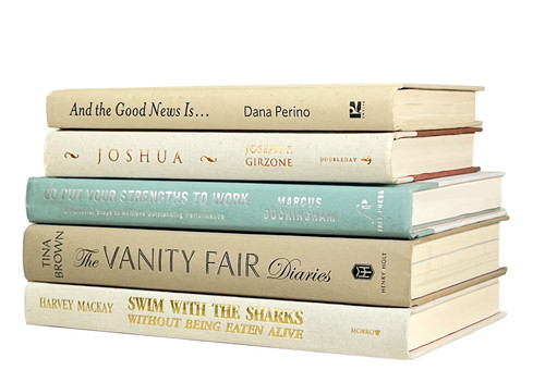 Sea Glass Book Stack