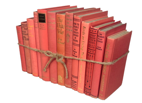 Vintage Coral Book Bundle