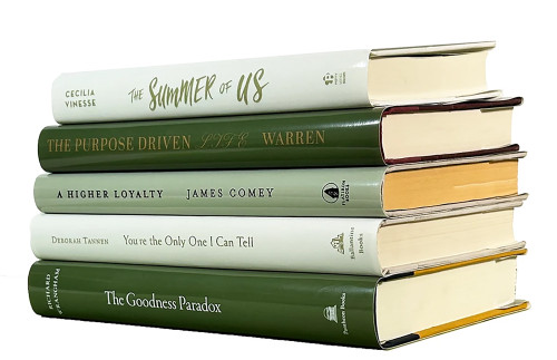 Ivy Cream Dust Jacket Book Stack