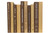 Dark Brown and Gold Team Colors Book Bundle