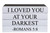 Loved You Quote Book Stack, S/4