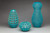 Elongated Teardrop Lace Vessel - Turquoise