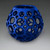 Openwork Teardrop Vessel - Midnight Blue