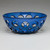 Round Openwork Fruit Bowl - Midnight Blue