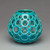 Openwork Teardrop Vessel - Turquoise