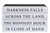 "Darkness Falls" Quote Book Stack
