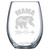 Neenonex™ Mama Bear Engraved 15 oz Stemless Wine Glass
