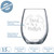 Neenonex™ Tired As a Mother Engraved 15 oz Stemless Wine Glass