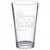 Neenonex™ Relaxing on the beach Engraved 16 oz Beer(Pint) Glass