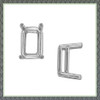 4 Prong Emerald Wire Basket Setting