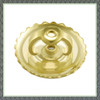 Extra Large Threaded Easy Grip Corrugated Ear Nut - Fits 036 Threaded Post