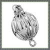 Corrugated Bead Pearl Clasp