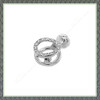 14KW Mounting Pearl Clasp 9.55 mm 18P X 1.00 mm (0.005 Ct)