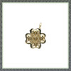 Clover (4.85 X 4.85 mm) Charm 5 p X 1.00 mm (0.005 Ct)