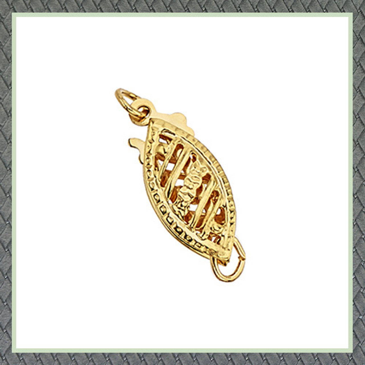 Small Pearl Fish Filigree (11) Clasp