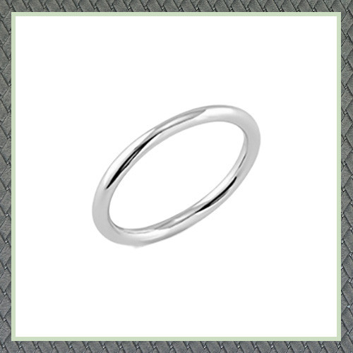 2.00 mm Plain Rounded Stackable  Band