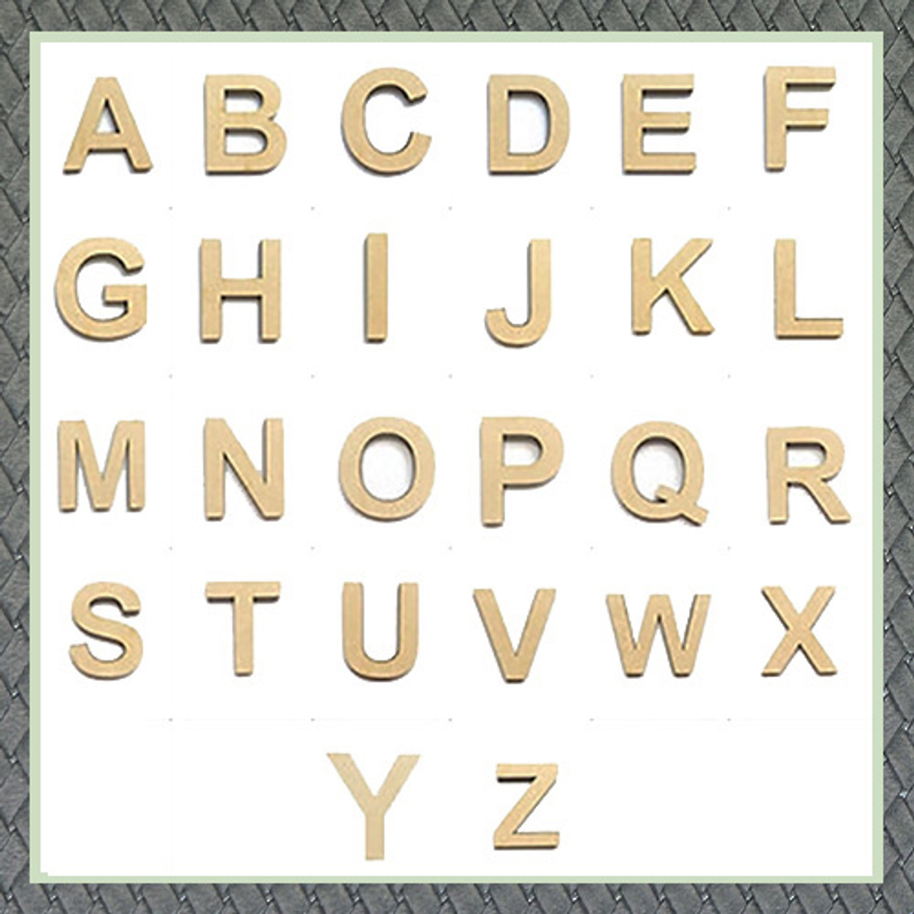 Plain Block Letters