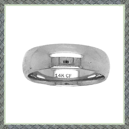 6.00 MM Plain Comfort Fit Wedding Band