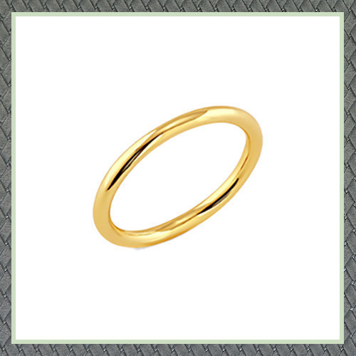 Plain Rounded Stackable  Band