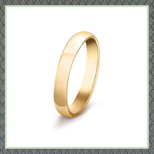 4.00 MM Plain Comfort Fit Wedding Band