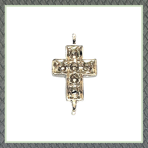 Medium Cross (5.25 X 9.60 mm) Charm 6 p X 1.00 mm (0.005 Ct)