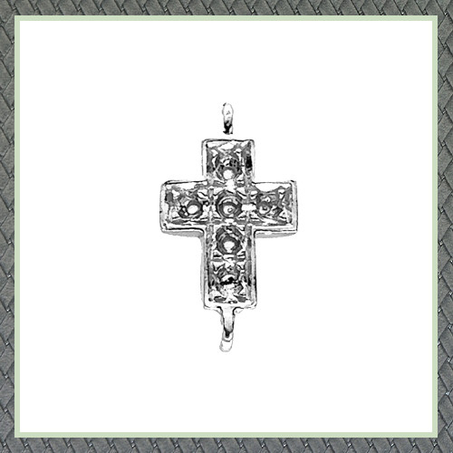 Small Cross (5.20 X 5.20 mm) Charm 5 p X 1.00 mm (0.005 Ct)