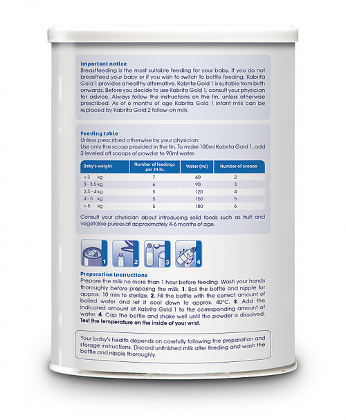 kabrita goat milk formula stage 1
